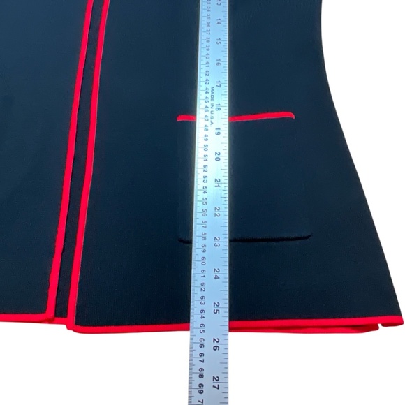 BISOU JEANS 2 Piece Rayon Nylon Knit Sleeveless Dress + Matching Sweater Blazer - Picture 8 of 14